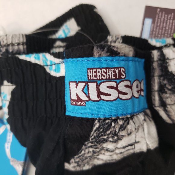 NWT Mens Boxers Underwear Hershey's Kisses Black Silver Candy Chocolate S Gift - Picture 12 of 12